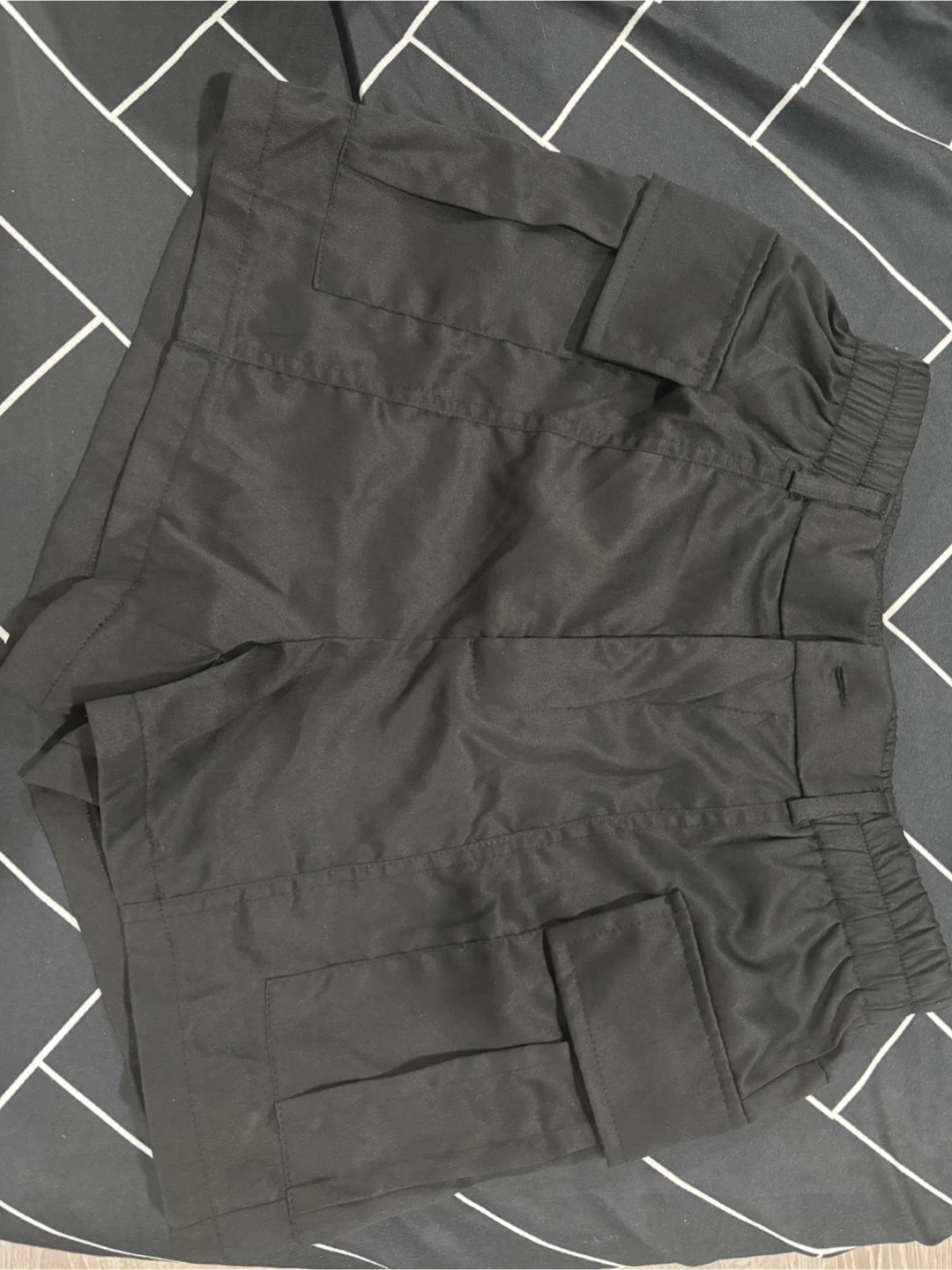 Black Cargo Shorts
