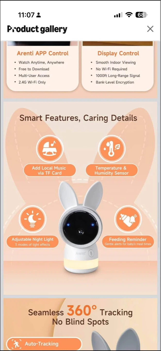 Arenti Ai-nonny 2 -Com Kit Baby Monitor - photo 3