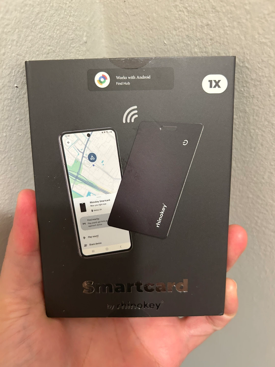 Rhinokey Smartcard Wallet Tracker (Android / Google Find Hub)