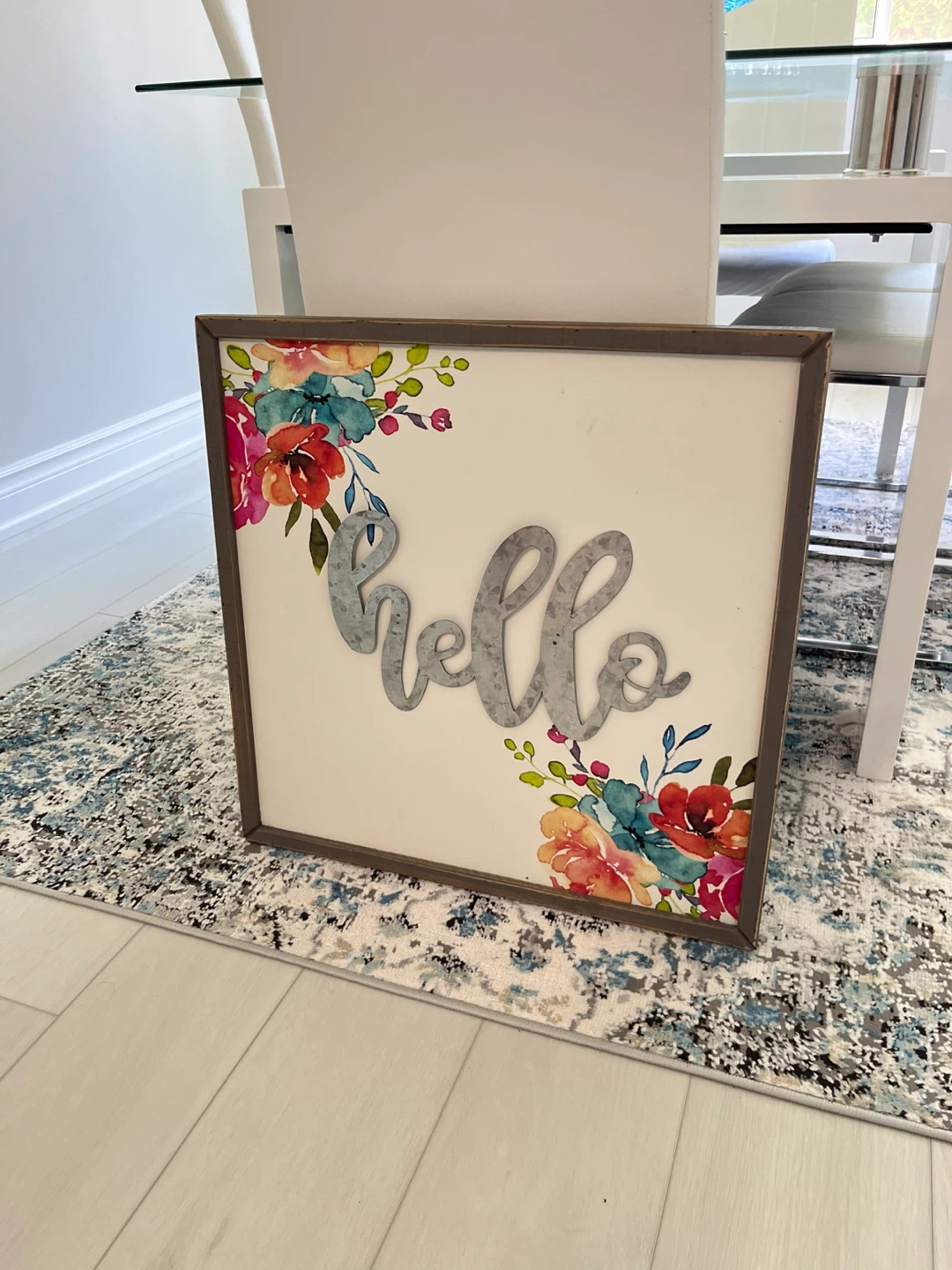 New “Hello” Wall Frame