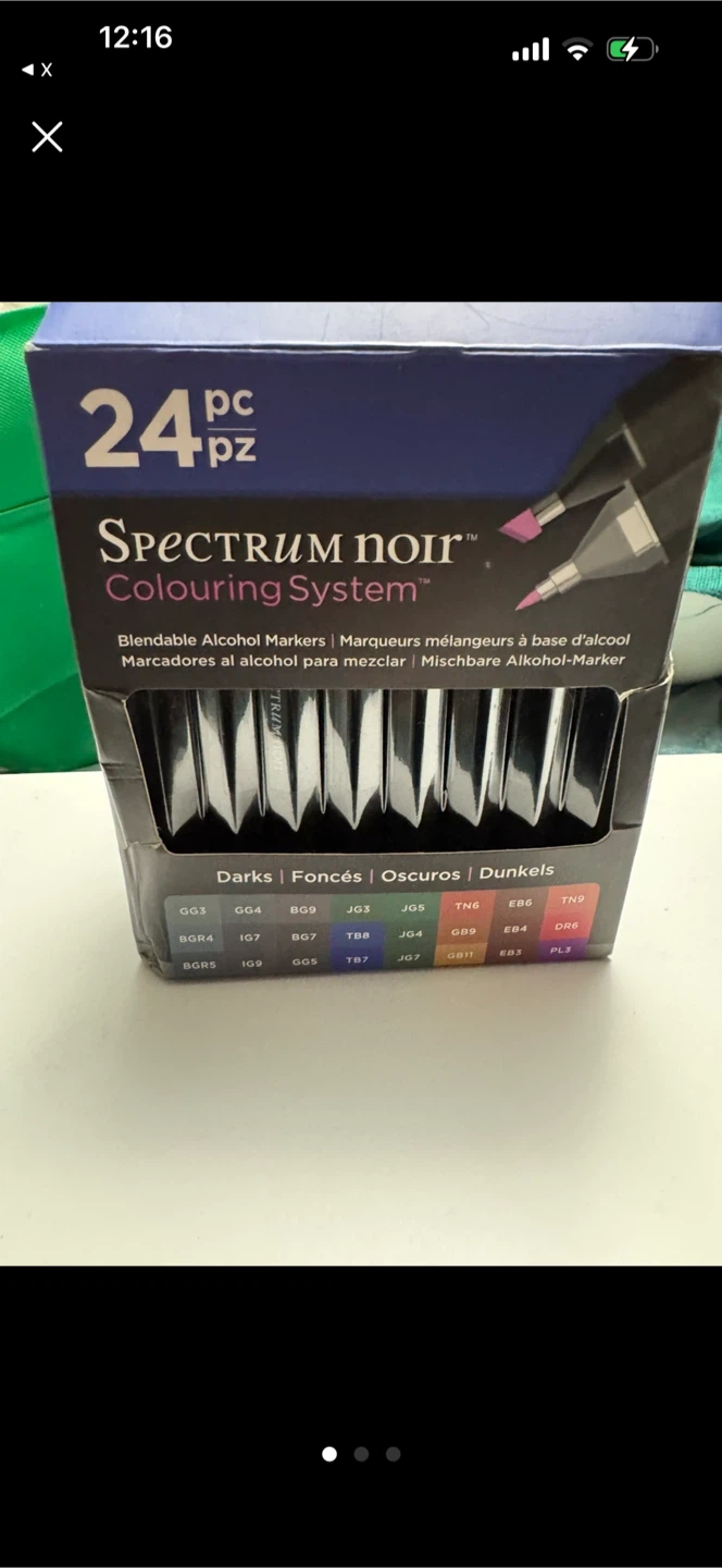 NEED GONE ASAP Spectrum Noir Colouring System 24 Alcohol Markers