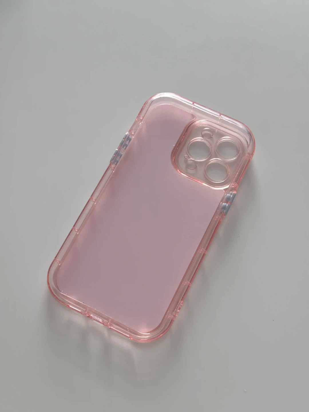 Soft Pink Korean Style Jelly Phone Case for Iphone 14 Pro Max - photo 2