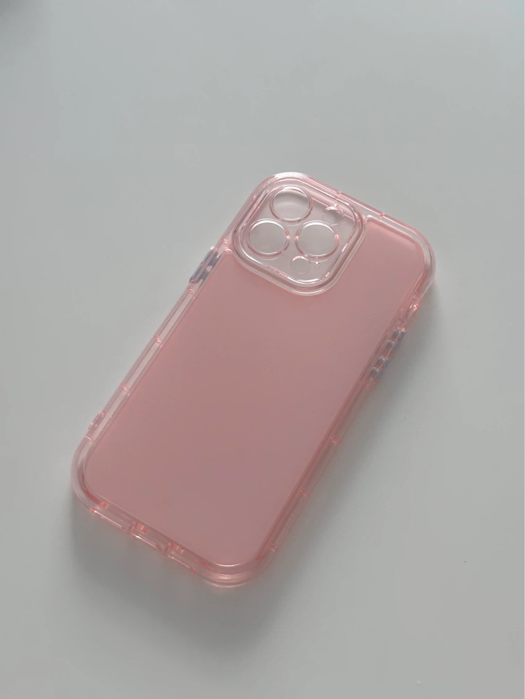 Soft Pink Korean Style Jelly Phone Case for Iphone 14 Pro Max