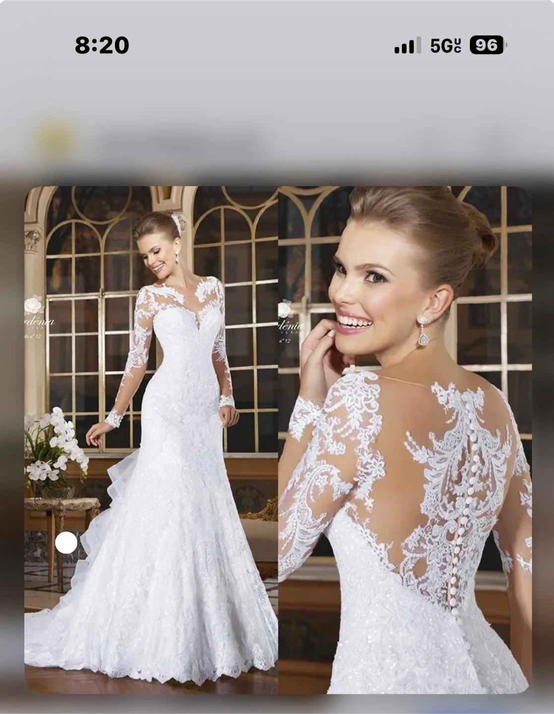 Wedding Dress with Long Sleeves