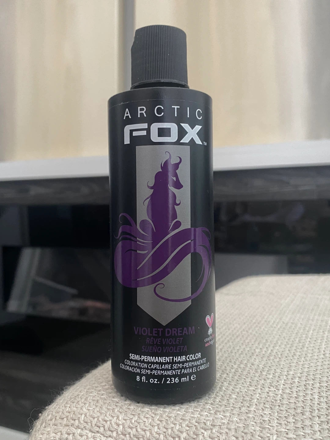 Arctic fox Violet Dream purple colour hair dye