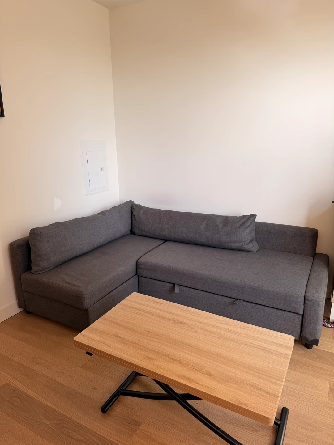 IKEA Friheten Corner Sofa Bed with Storage - Gray