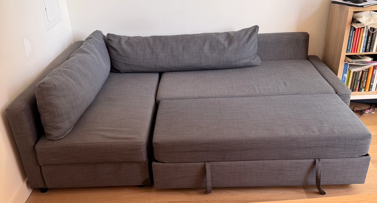 IKEA Friheten Corner Sofa Bed with Storage - Gray - photo 2