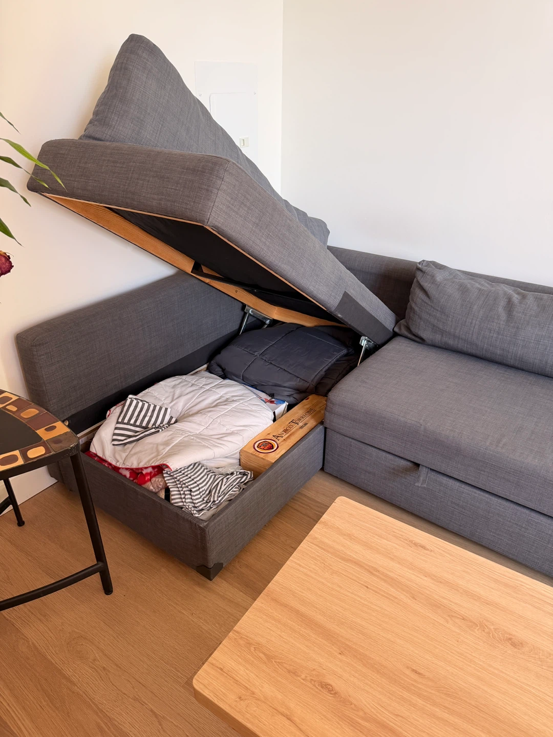 IKEA Friheten Corner Sofa Bed with Storage - Gray - photo 3