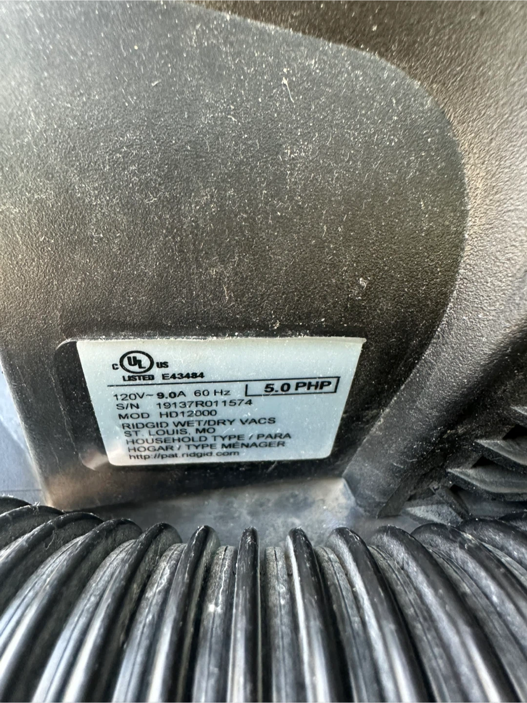 RIDGID 5.0 PHP Wet/Dry Vac - photo 5