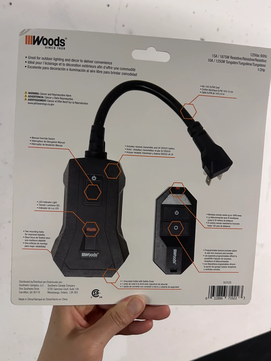 Brand new Woods Wireless Remote Control - photo 3