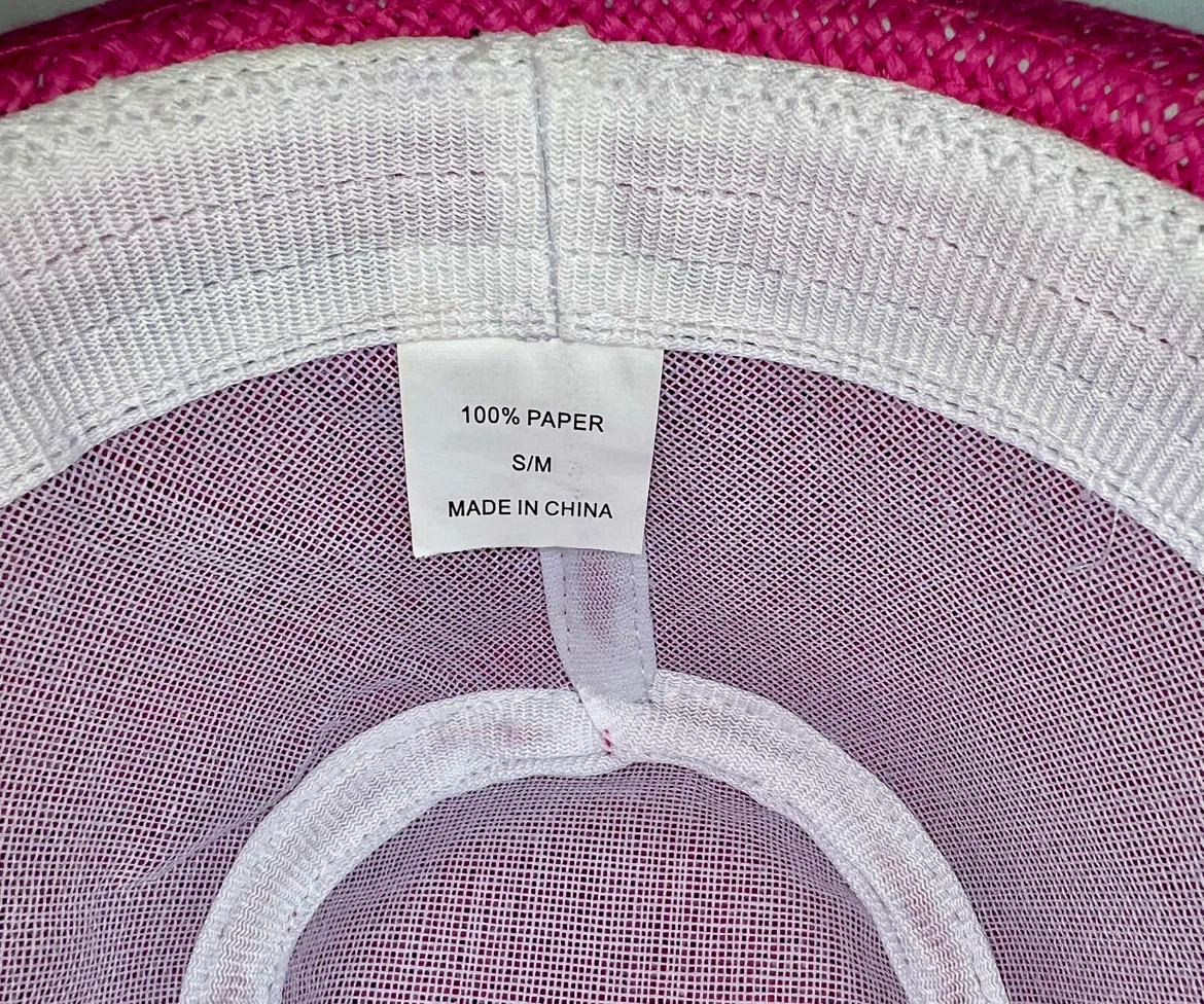 Pink Straw Fedora Hat - photo 4