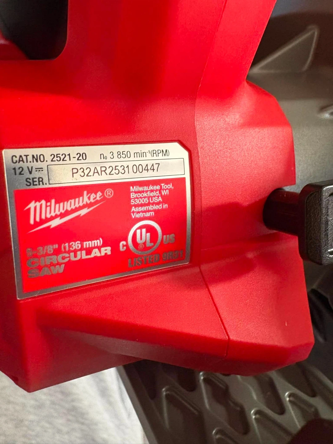 Milwaukee FUEL M12 Circular Saw 6-1/2" - photo 2