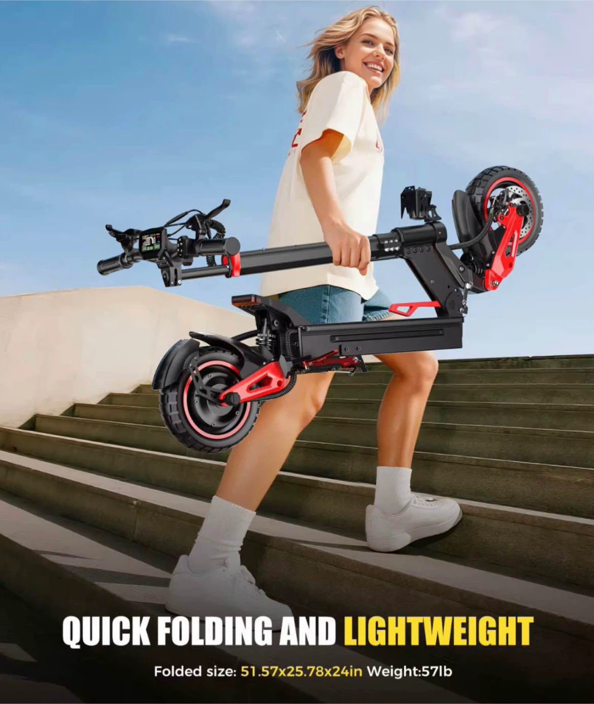 Powerful 1600W Aluminium Alloy E Scooter. - photo 4