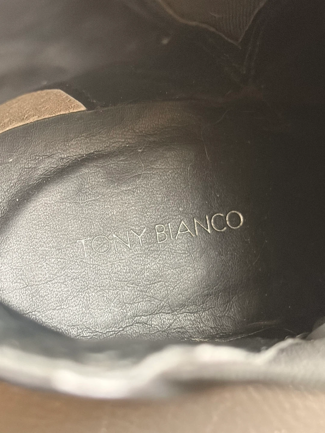 Tony Bianco Black Leather Heeled Ankle Boots - photo 4