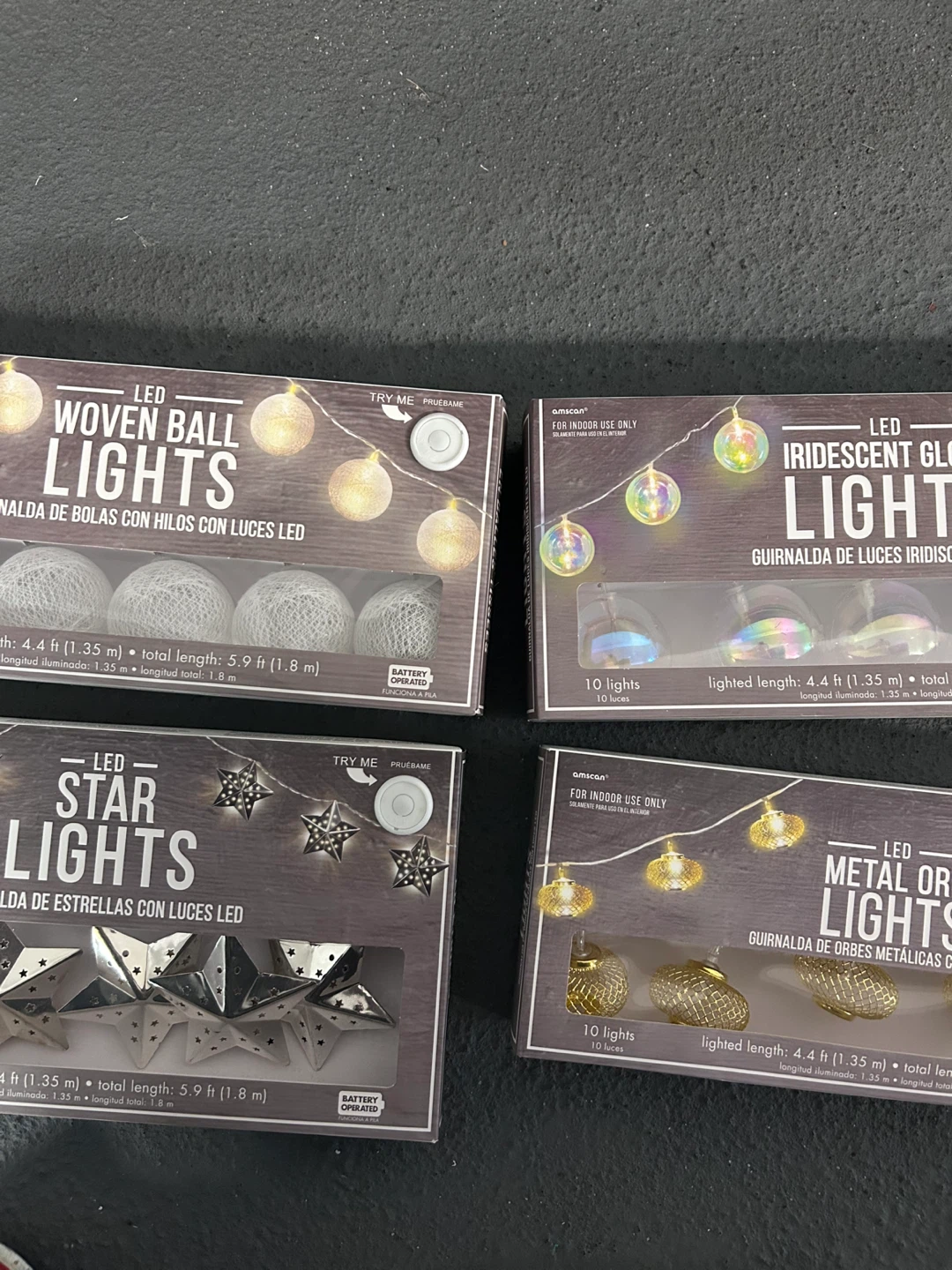 Brand new Amscan indoor led fairy lights