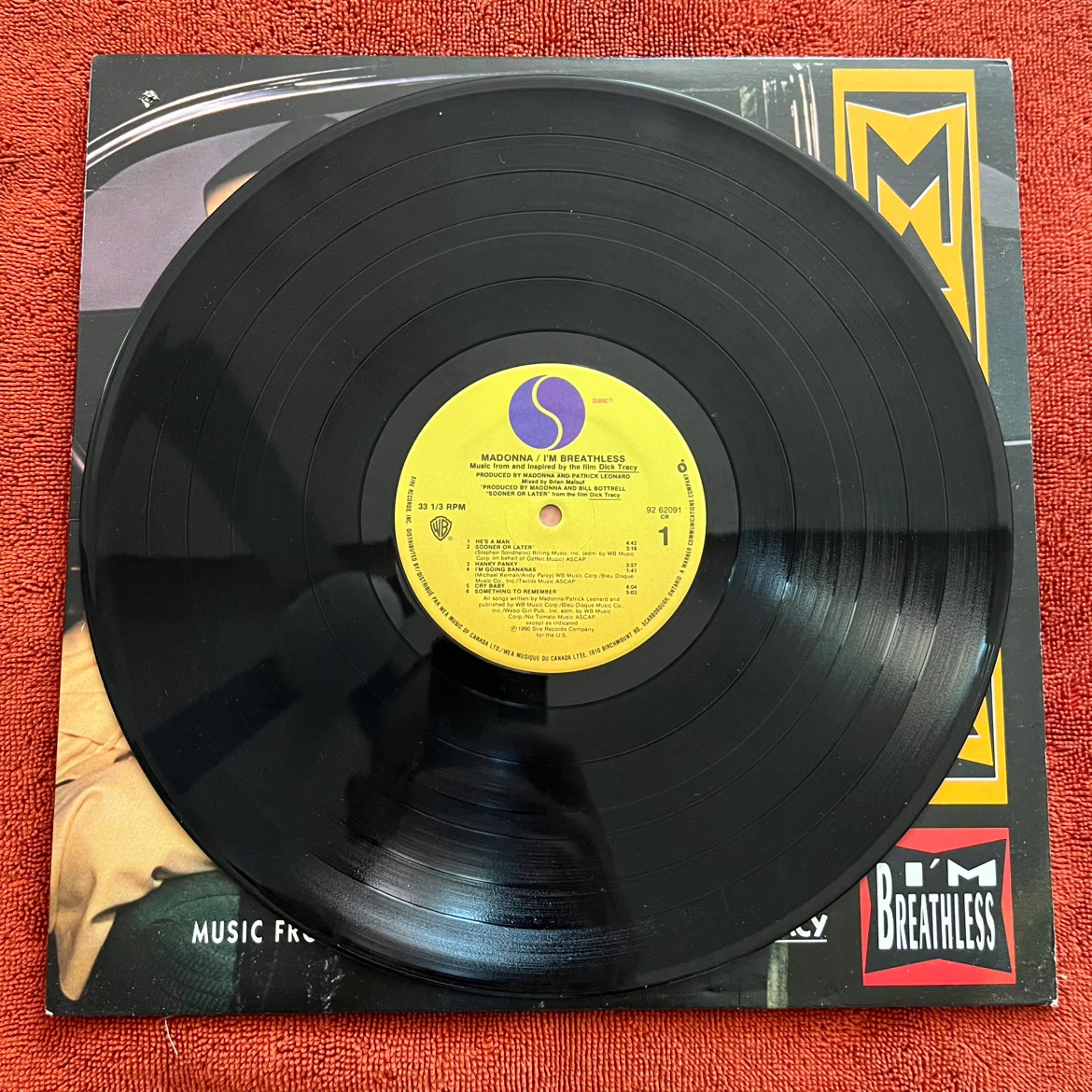 Madonna I'm Breathless Music Vinyl Record - photo 2