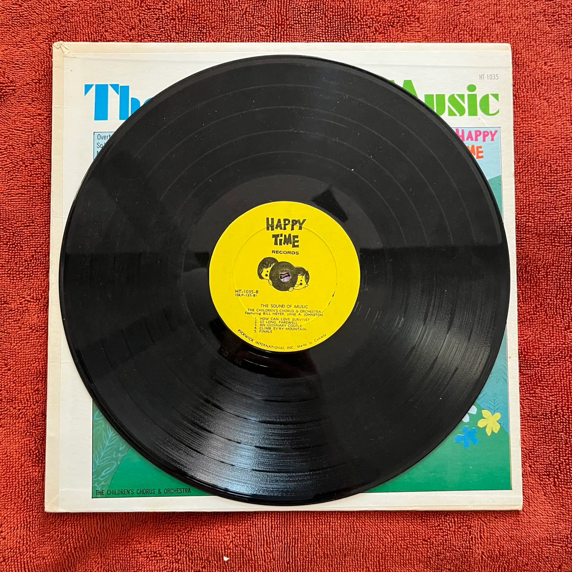 Happy Time Records The Sound of Music Vinyl LP - photo 2