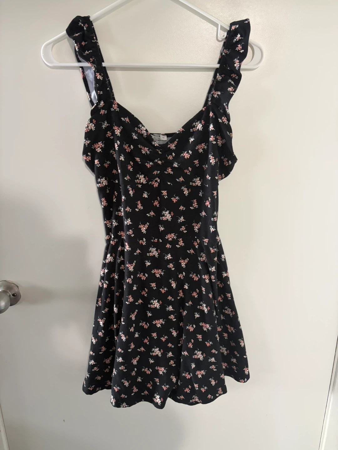 Ardene Black Floral Dress