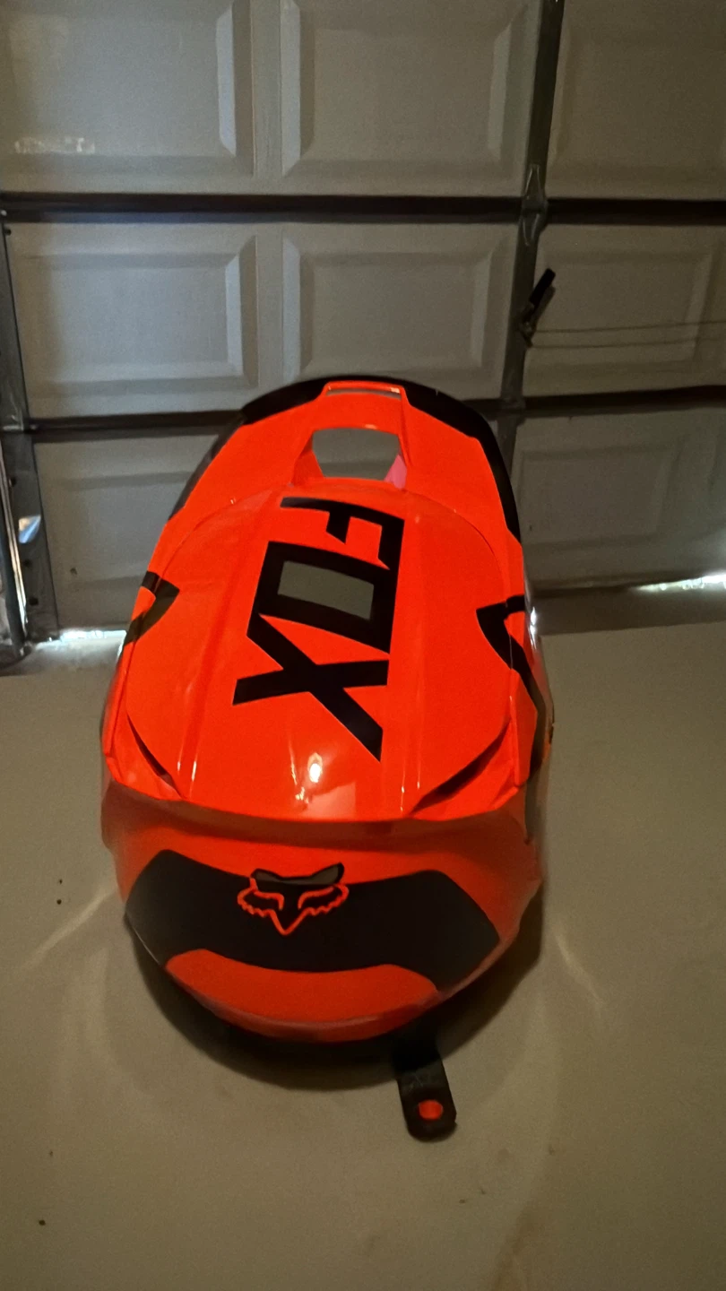 Fox Racing v1 Helmet - Flo Orange - photo 4