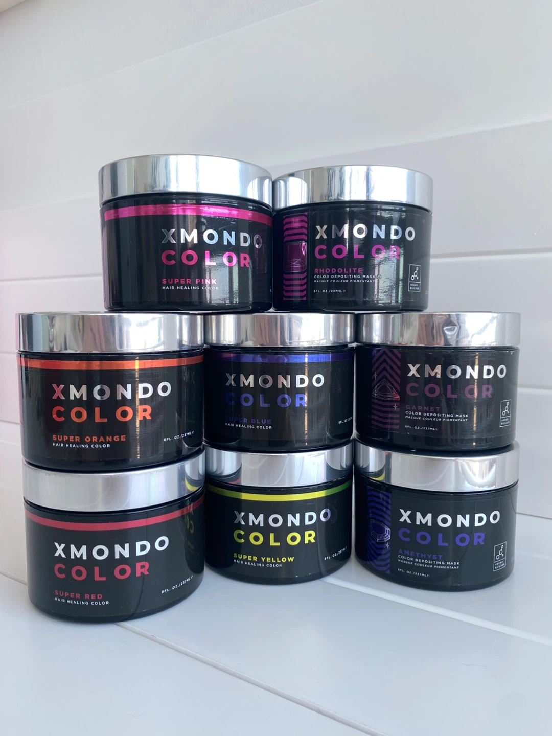 8pc Bundle X Mondo colour Hair Dye by Brad Mondo