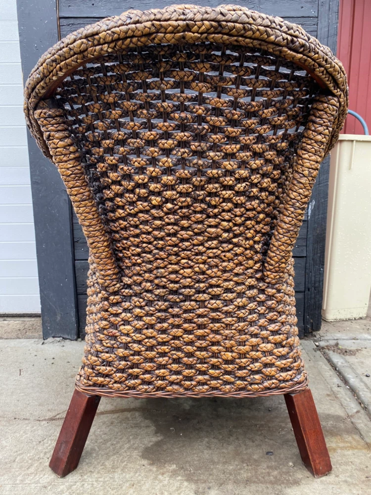 Wicker Accent Chairs (Pair) - photo 2