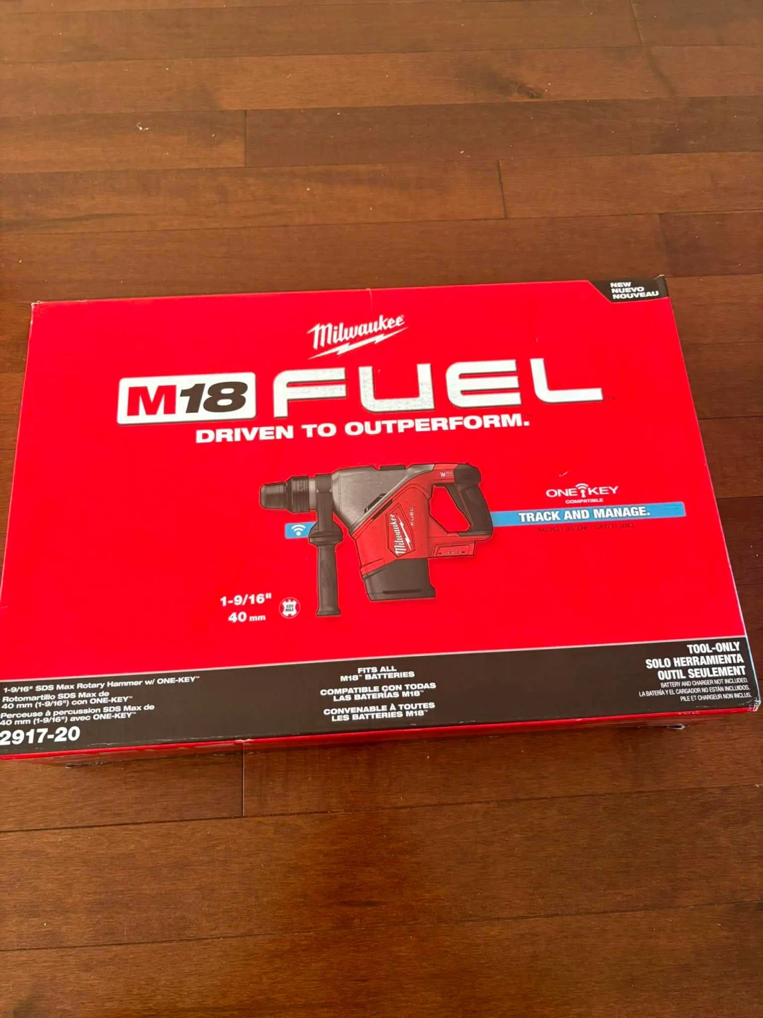 Milwaukee M18 FUEL 1-9/16" SDS Max Rotary Hammer