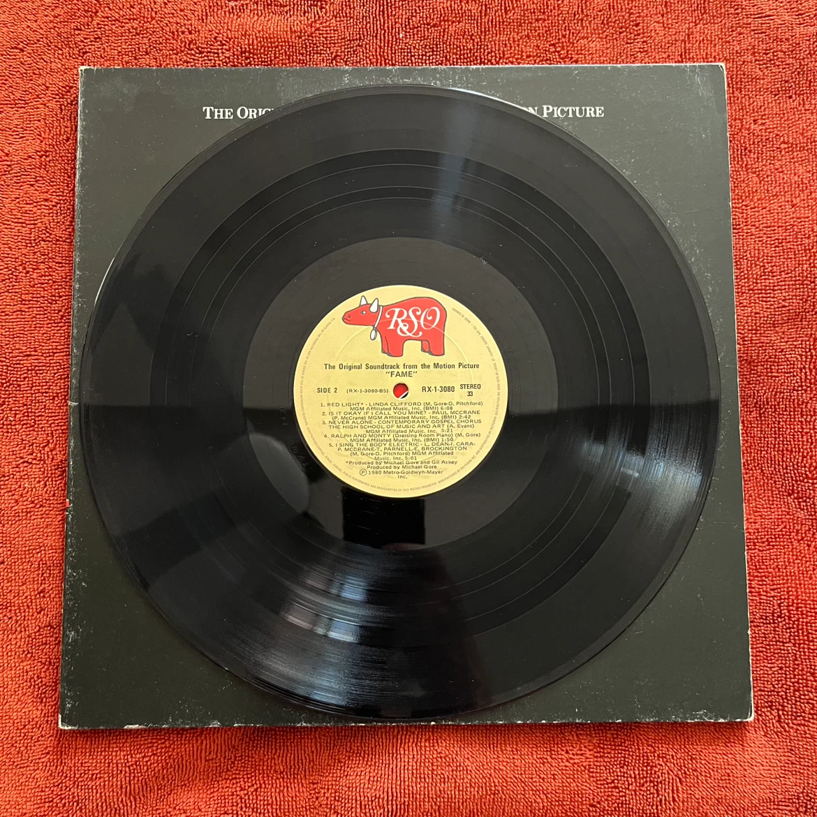 The Original Soundtrack Motion Picture Fame Vinyl Record - photo 2