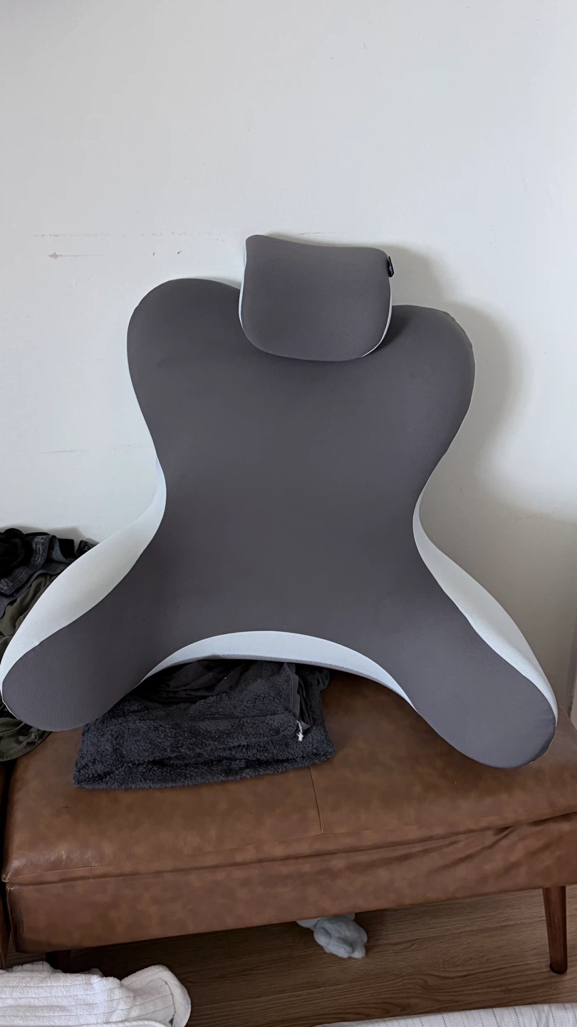 Ergonomic Lumbar Support Pillow with Headrest