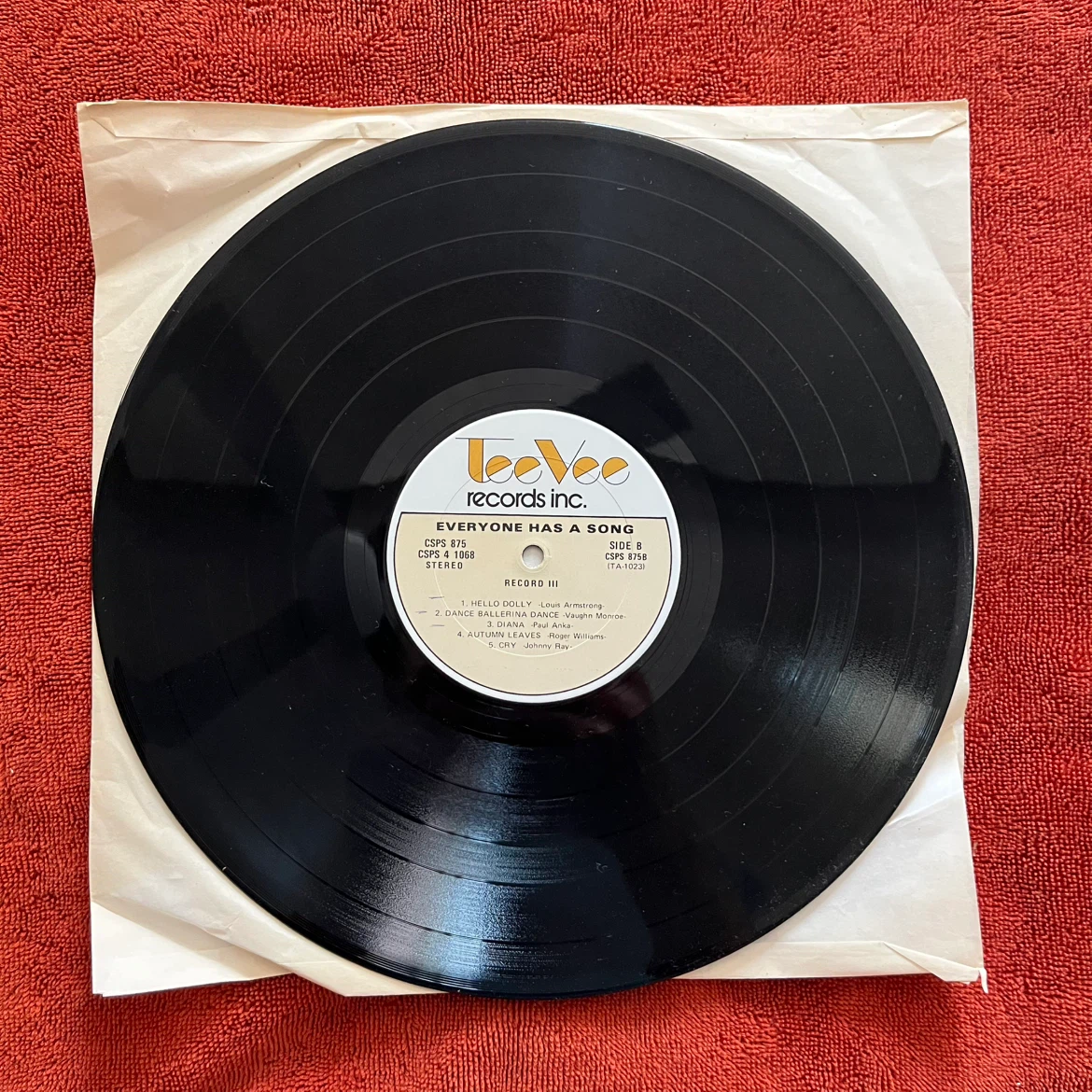 Everyone Has A Song Original Hits Vinyl Record Album - photo 4