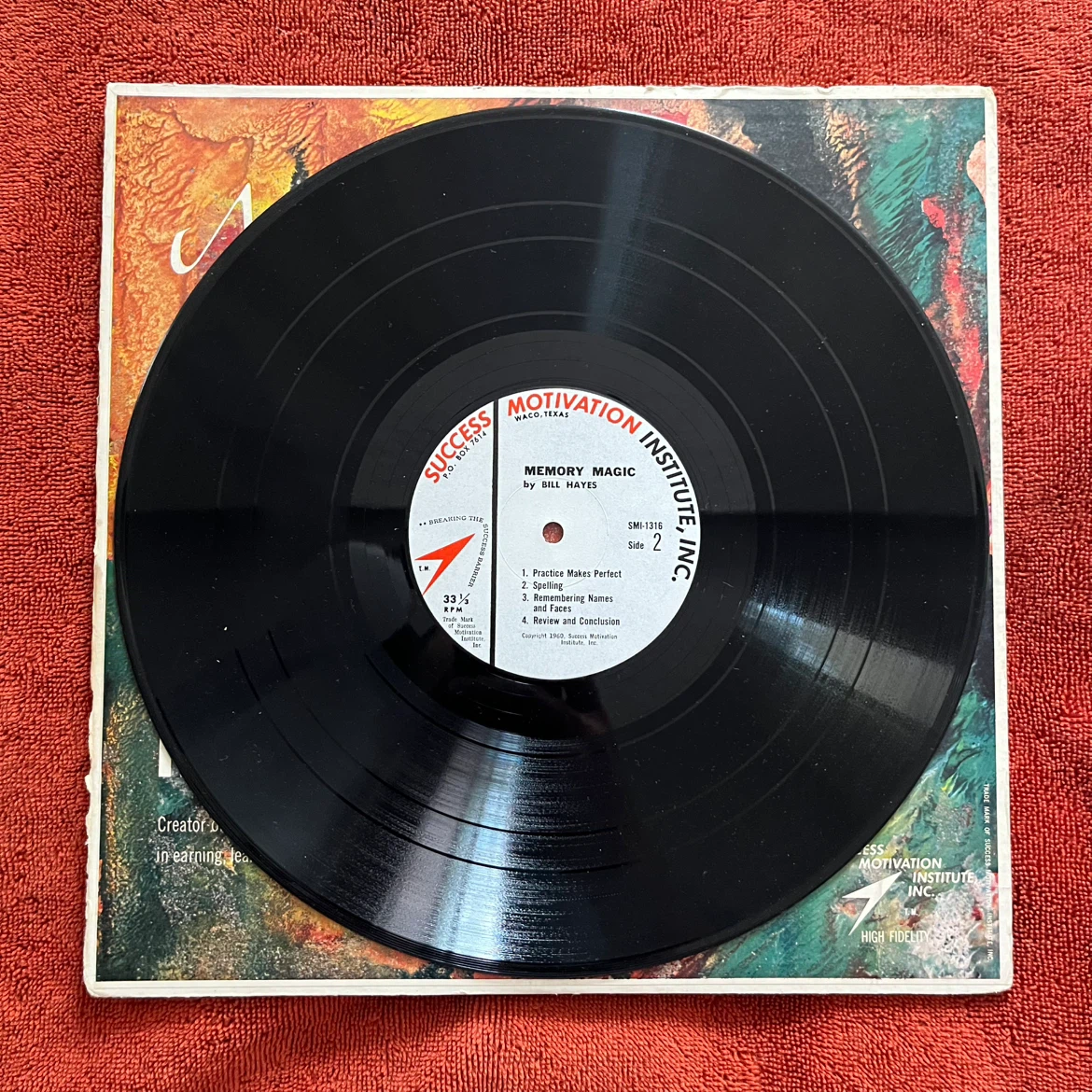 Memory Magic Bill Hayes Vinyl Record - photo 2