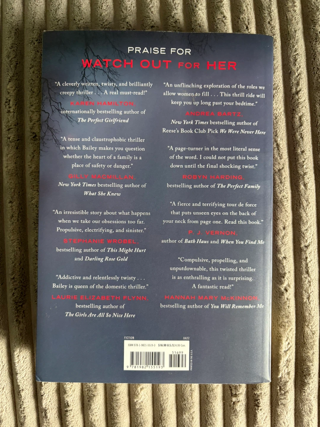 Watch Out For Her by Samantha M. Bailey - A Novel - photo 2
