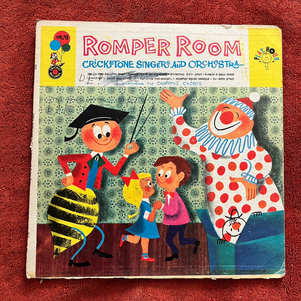 Romper Room Cricketone Singers and Orchestra Vinyl Record