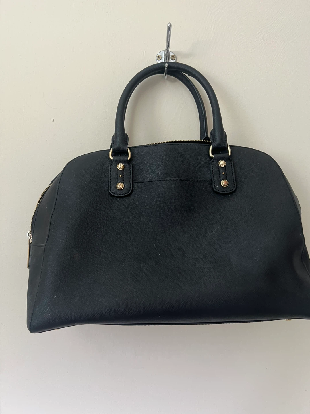 Michael Kors Black Leather Satchel Handbag - photo 2