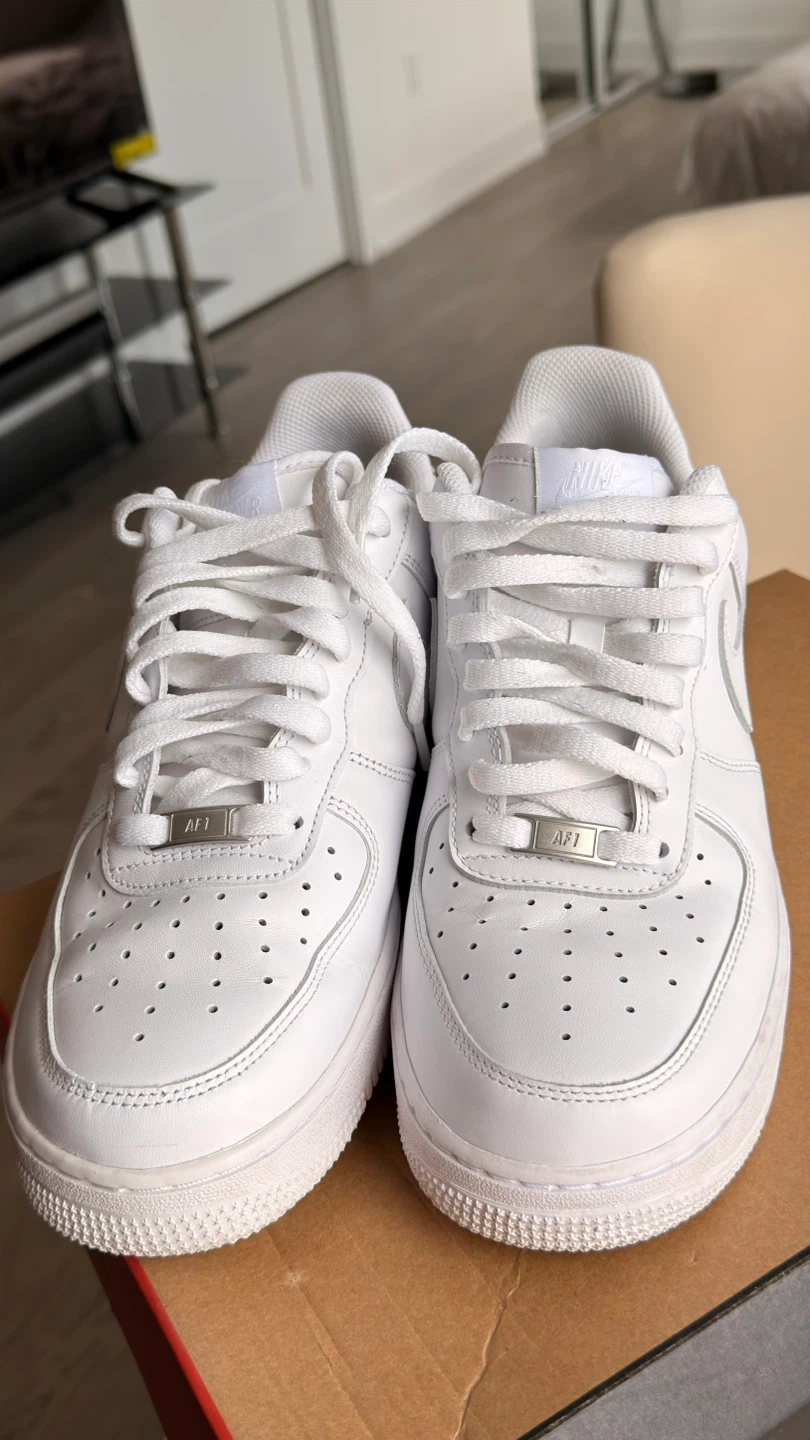 Nike Air Force 1 '07 White Shoes 10 US - photo 4
