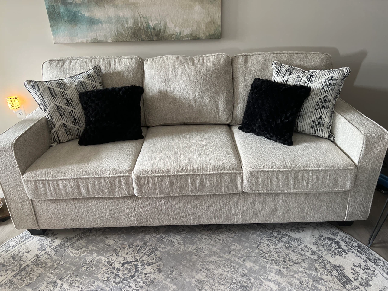 Made in Canada Lennox 79" Sofa-Taupe