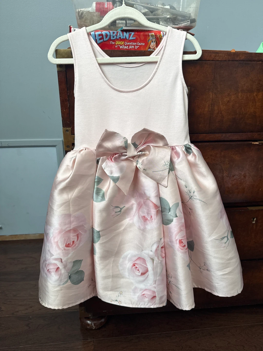 H&M Pink Floral Dress with Bow - photo 2