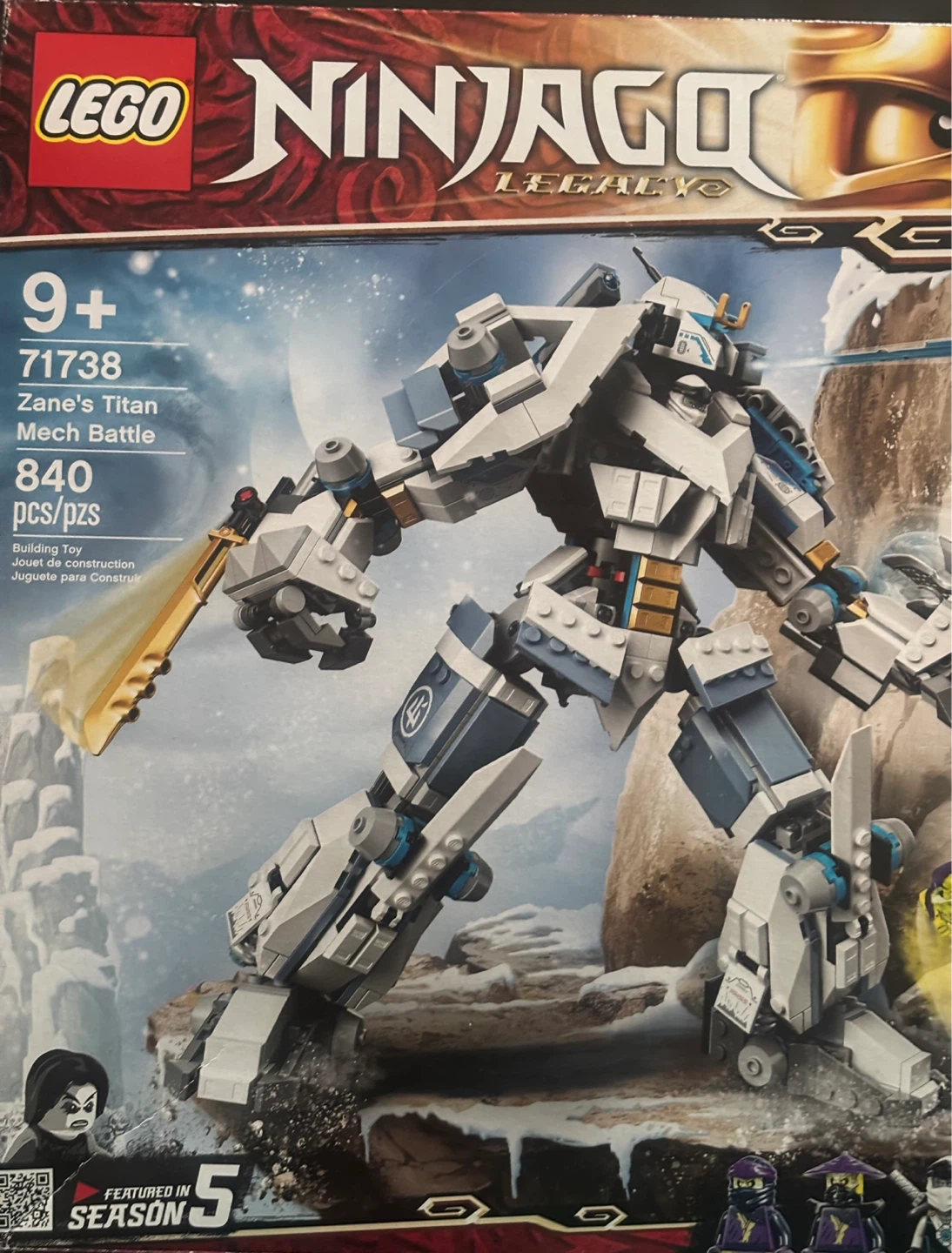 LEGO Ninjago Legacy Zane's Titan Mech Battle 71738