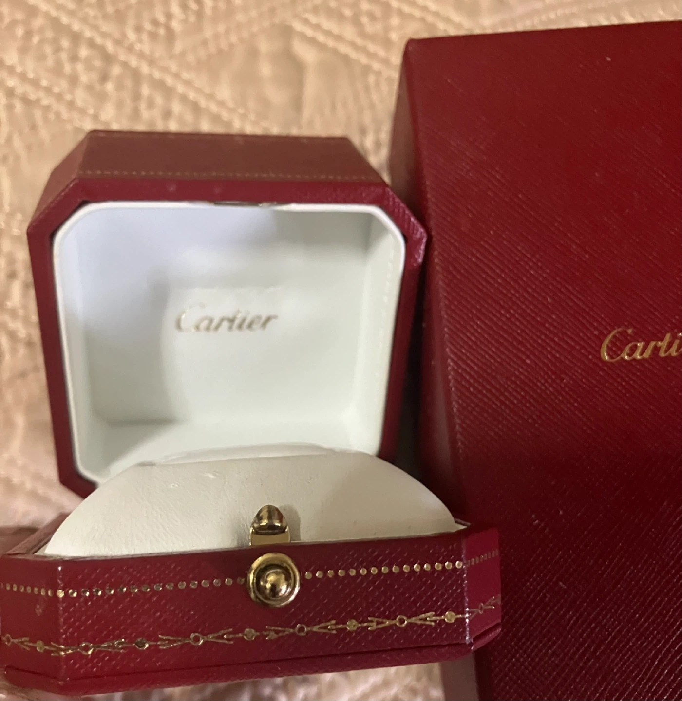 Authentic Cartier Ring Box & Accessories Box - photo 2