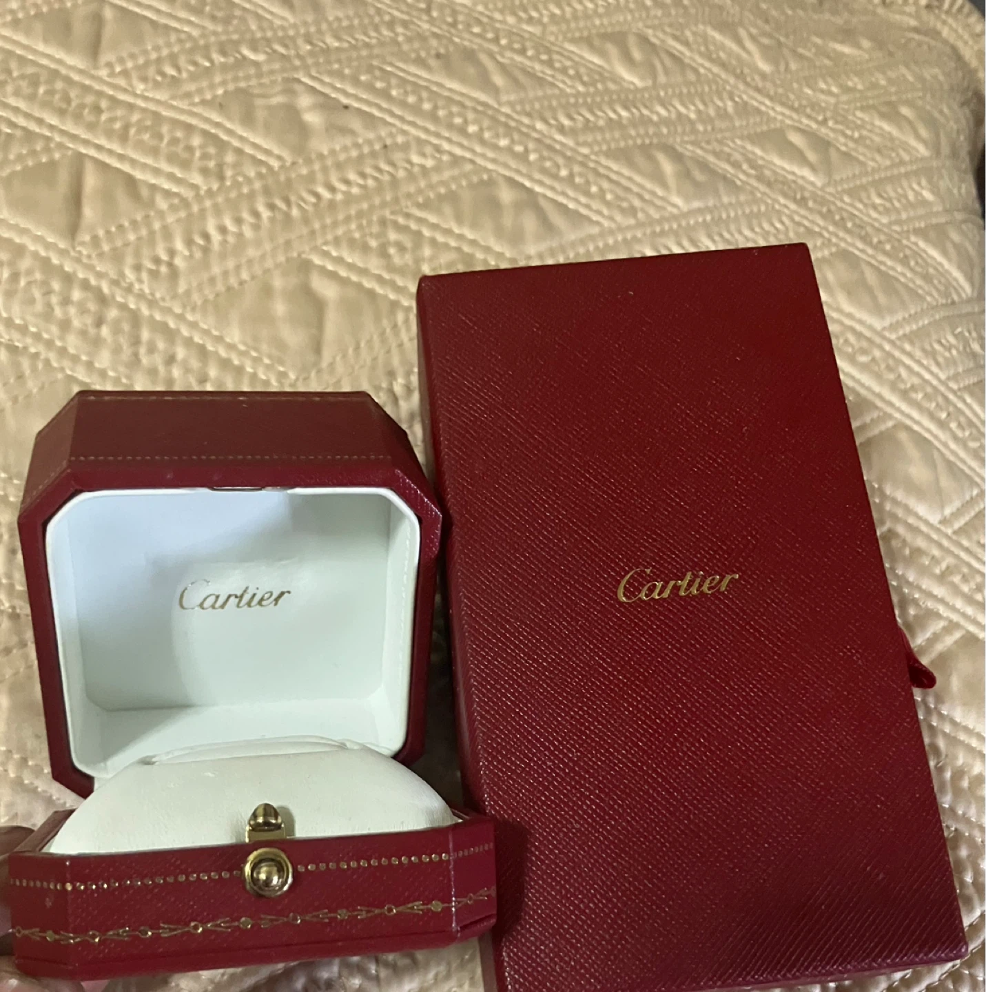 Authentic Cartier Ring Box & Accessories Box - photo 4