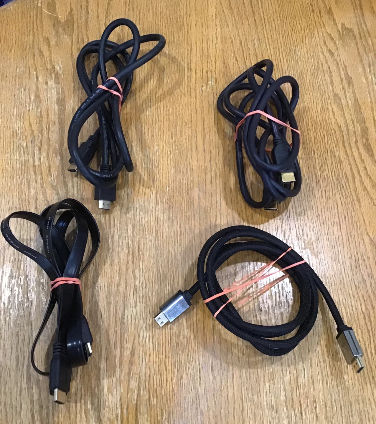 Assorted HDMI Cables