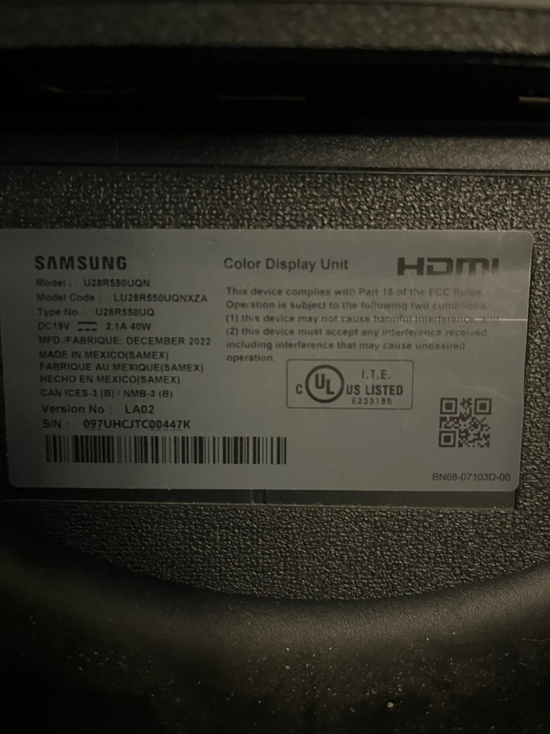Samsung 4K UHD Monitor (2022) - photo 3