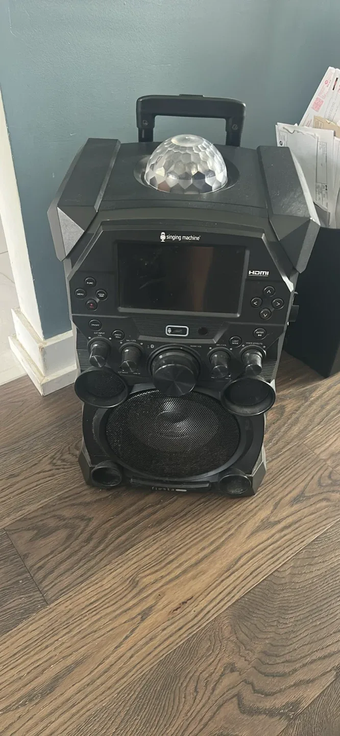 Singing Machine Karaoke System with Light