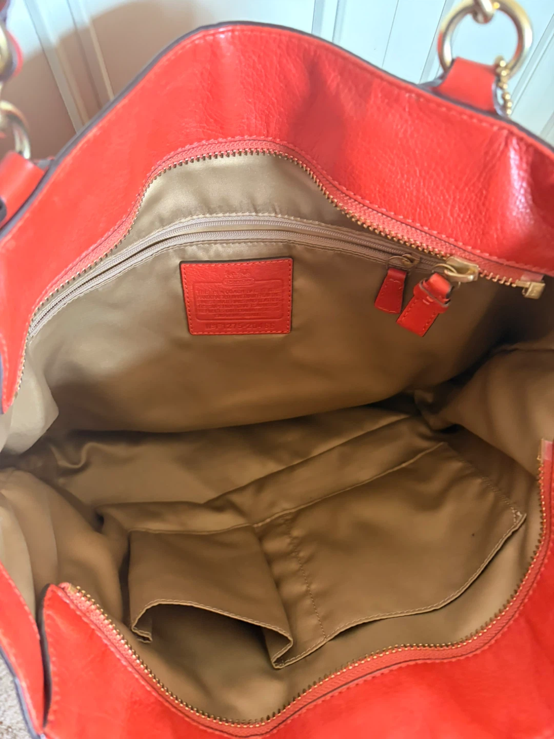Coach Leather Tote Bag - photo 3