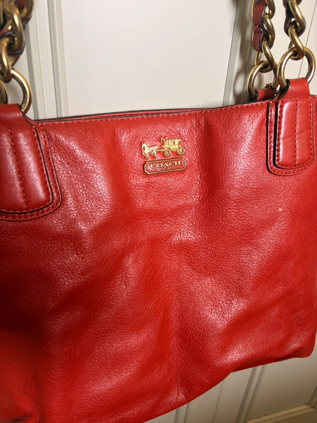 Coach Leather Tote Bag - photo 2
