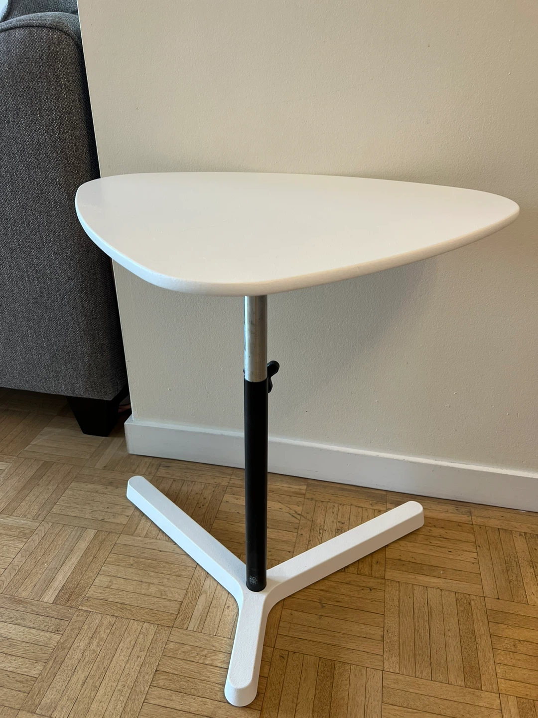 Adjustable height side table
