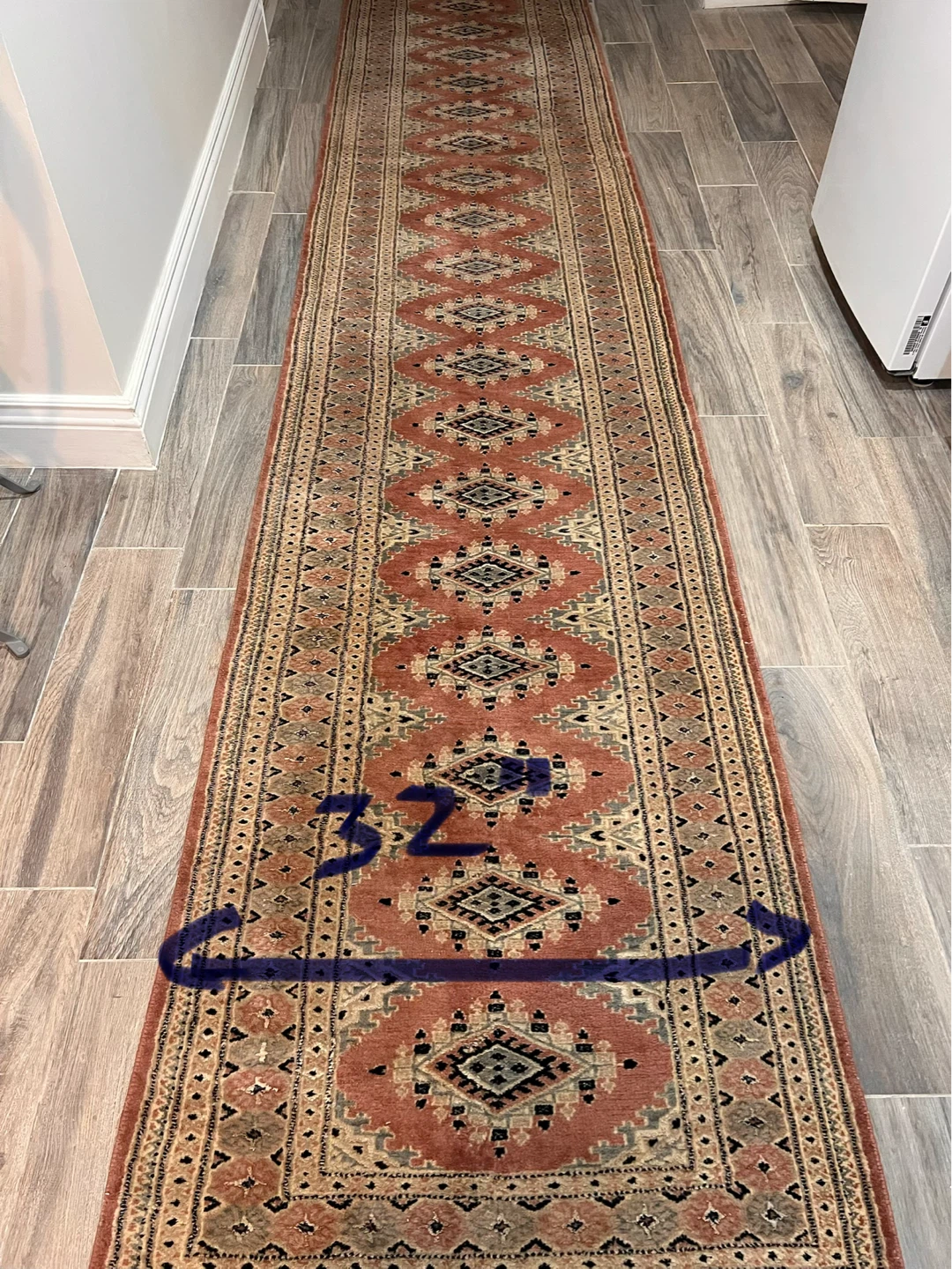 15’ runner-Persian rug