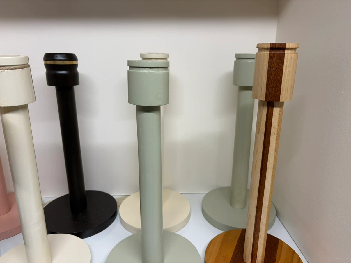 Paper Towel Holder Stand - Wood and Painted - photo 5