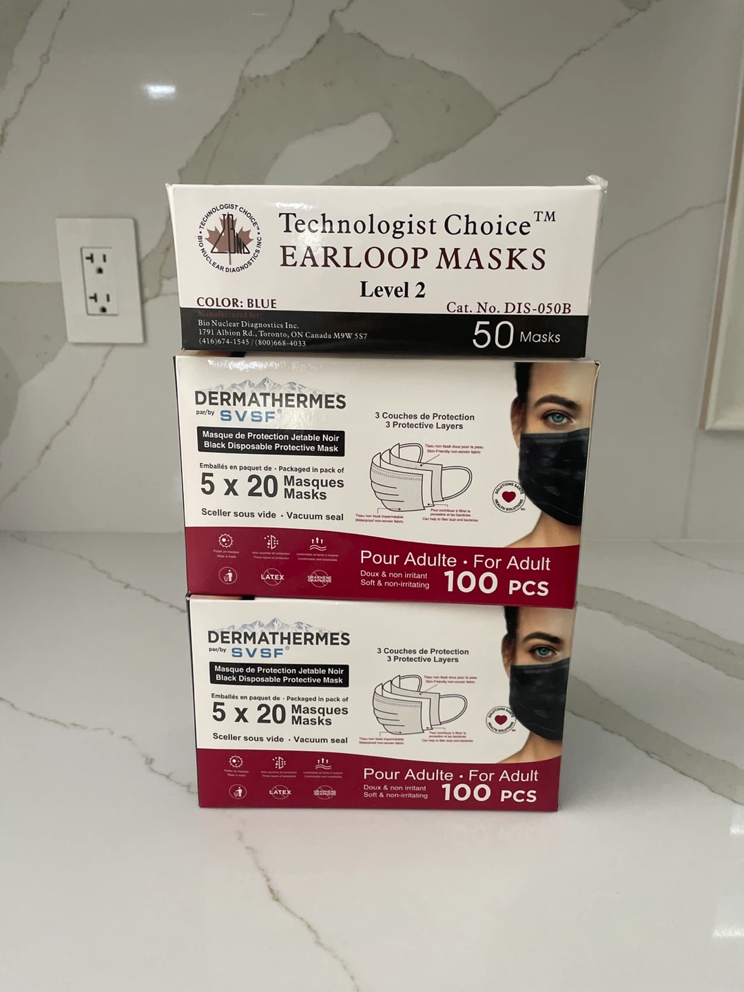 Face masks ( 3 packages)