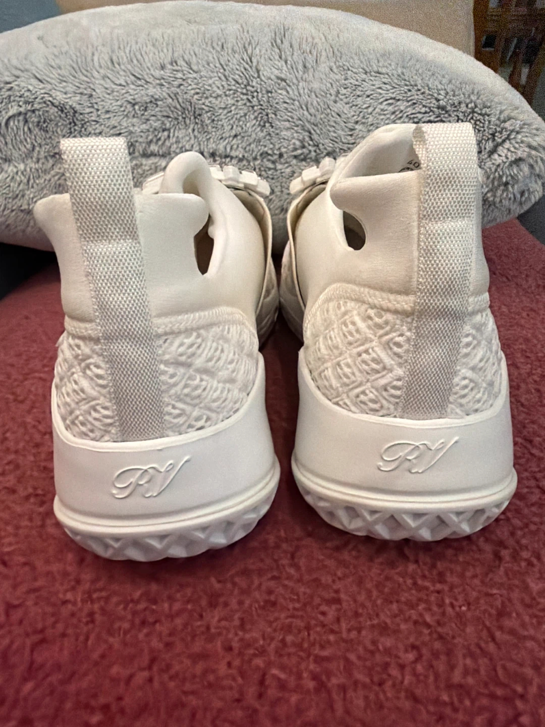 Roger Vivier White Viv Run Sneakers with Buckle - photo 3