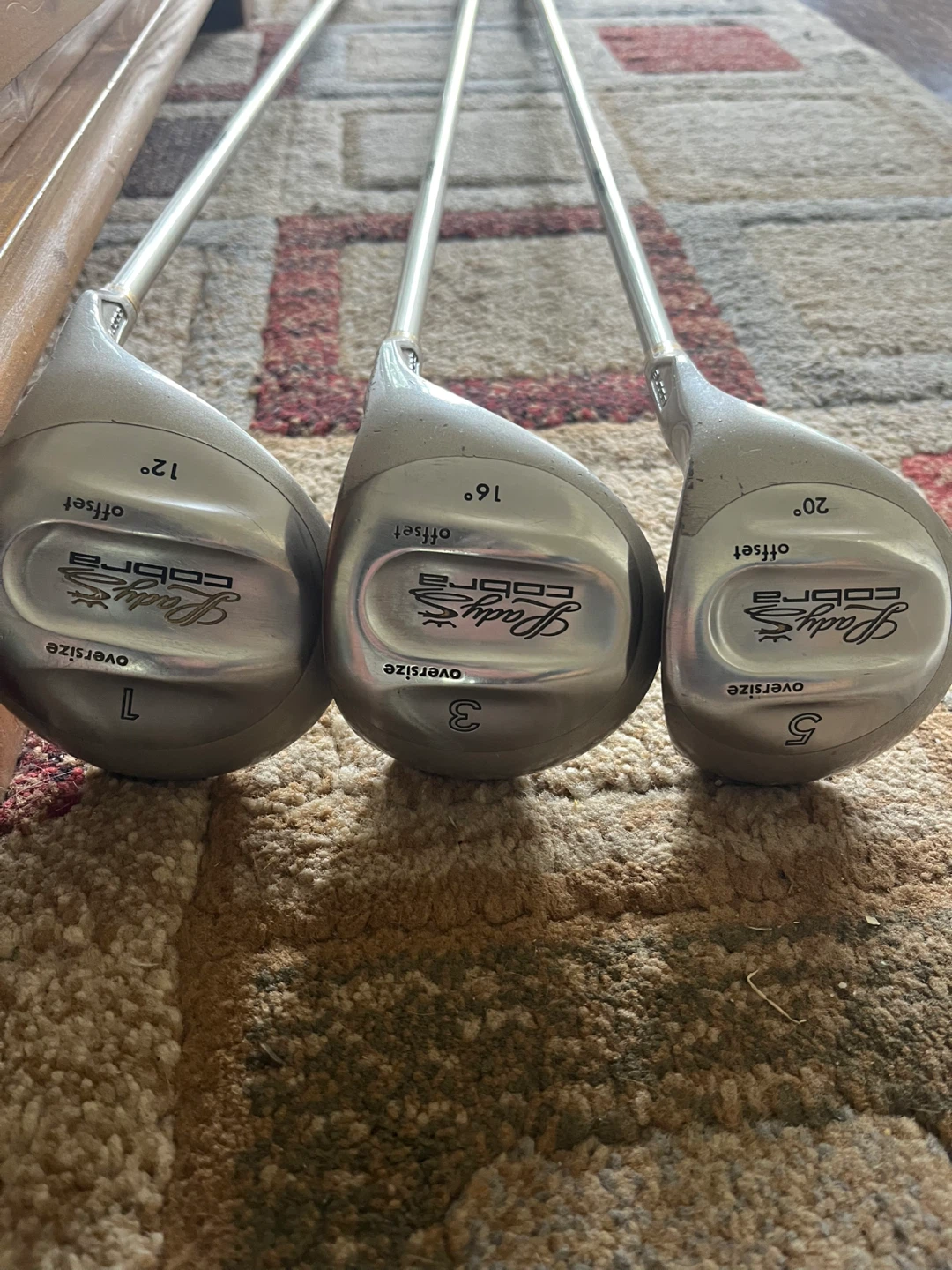 Cobra Lady Golf Clubs 1, 3, & 5 Woods - photo 2